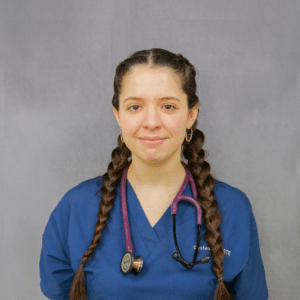Photo de profil d'une vétérinaire du service des NAC.